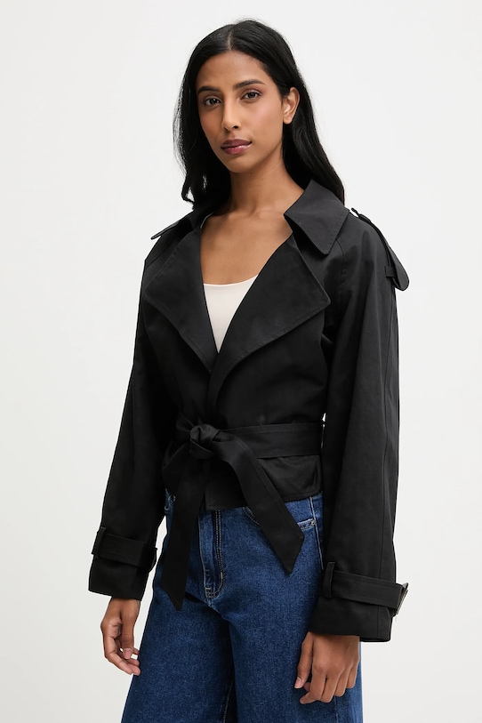 Answear.LAB geaca cu captuseala negru b9385.dt.ILK