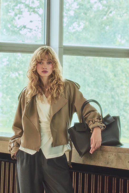 Ραμόνεσκα Answear.LAB oversize μπεζ B9392.ILK