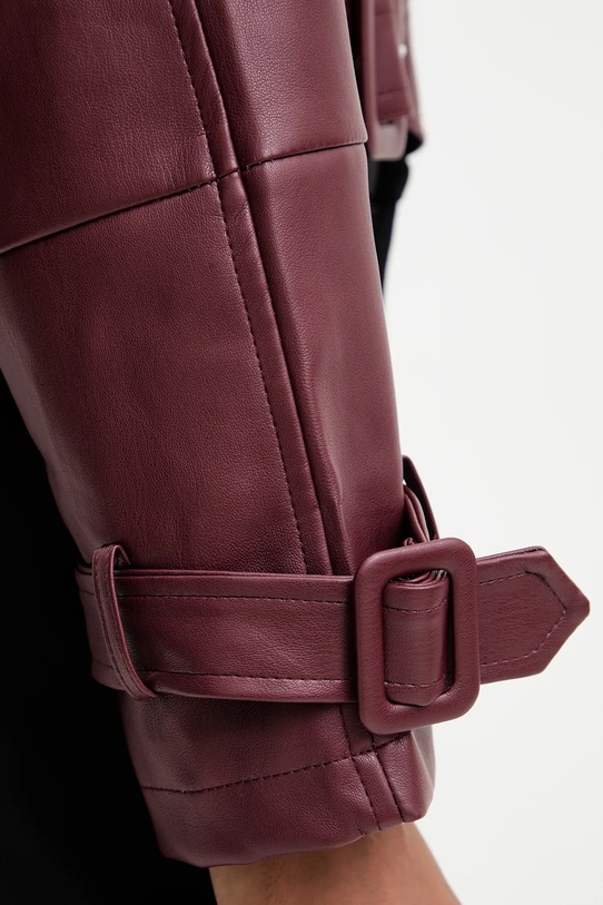 Biker jakna Answear.LAB B9665.ILK bordo