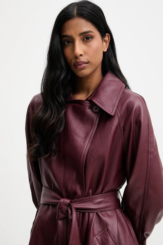 Bunda Answear.LAB B9666.ILK burgundské