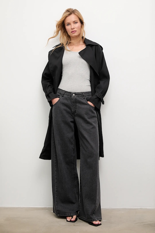 Answear.LAB trenci din bumbac 4368.iak negru WA25