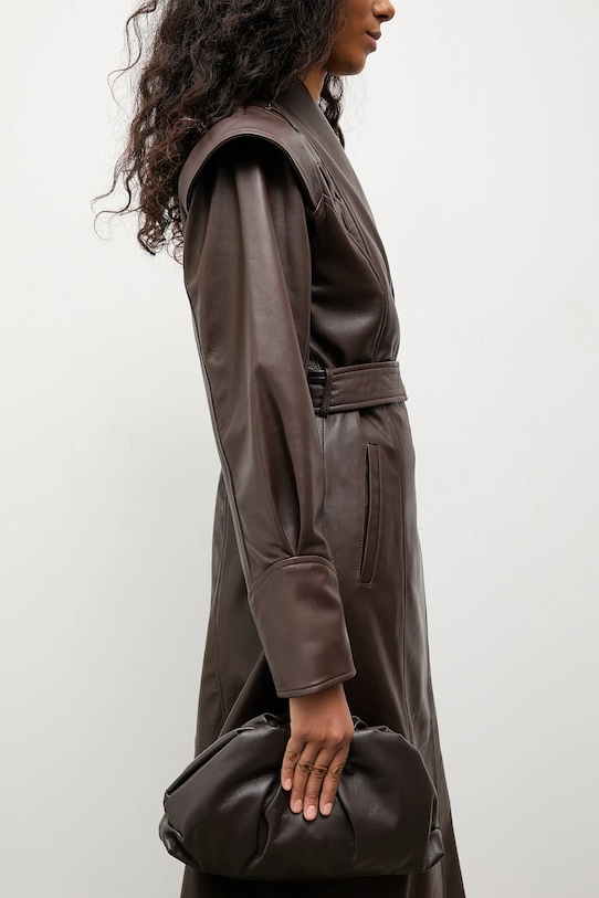 Kožený kabát Answear.LAB WA25-MKD045