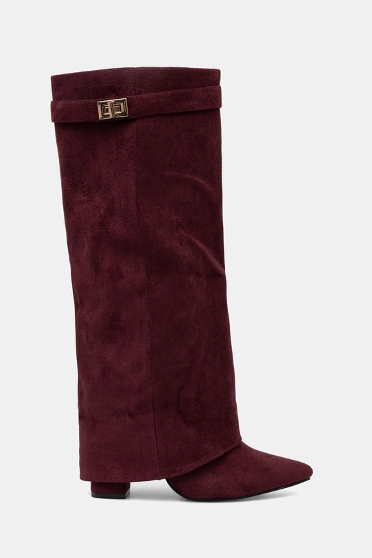 Answear.LAB cizme peste 8 cm burgundia RANGER1 MICRO