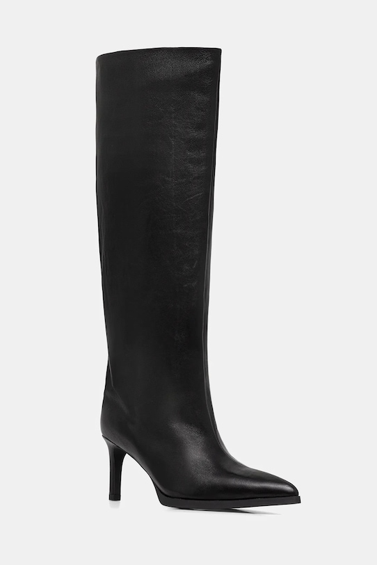 Obuwie Answear.LAB kozaki skórzane LT2326-1502-3 czarny