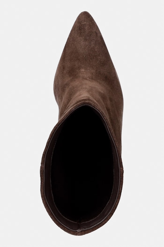 Answear.LAB botki zamszowe WA25-OBD029 brązowy