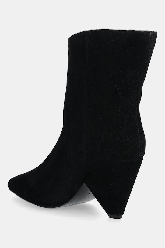 Answear.LAB cizme din piele intoarsa negru 19588