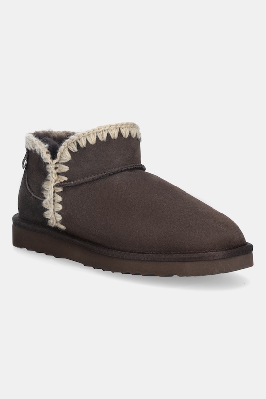 Замшевые сапоги Answear.LAB замш коричневый AW25.8.A