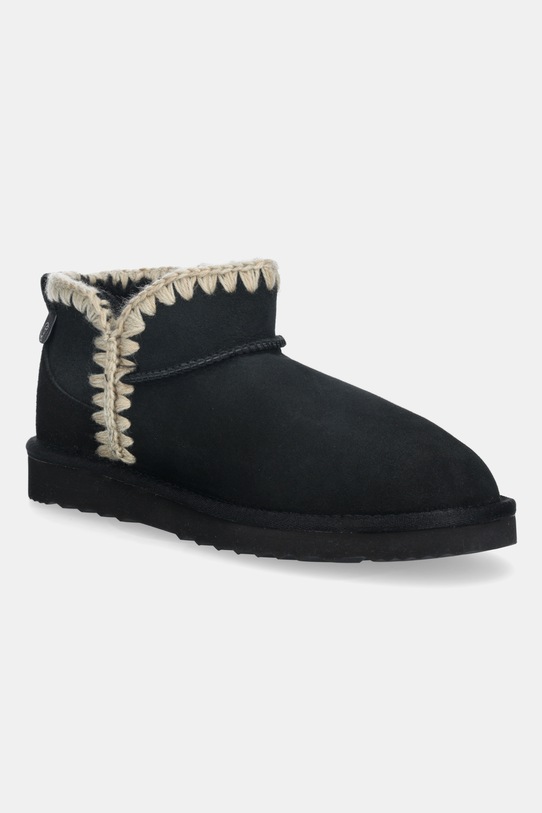 Answear.LAB cizme de zapada din piele intoarsa izolat negru AW25.8.A
