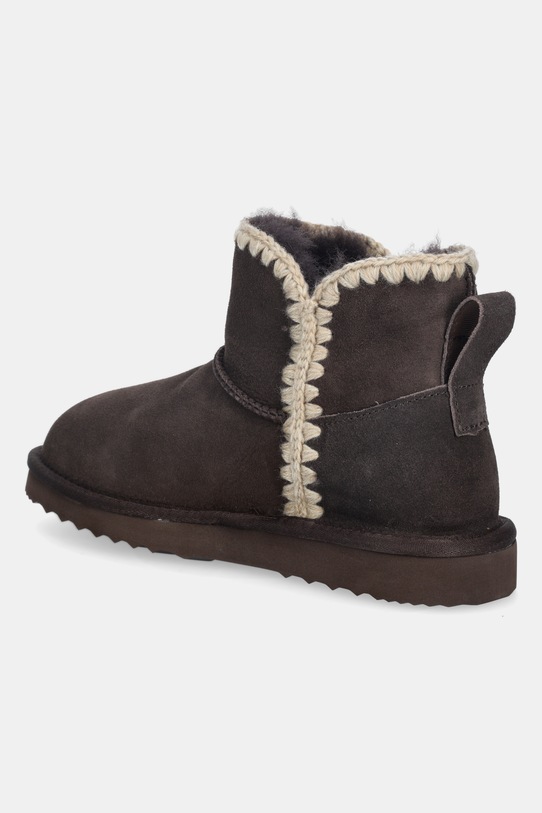 Încălțăminte Answear.LAB cizme de zapada din piele intoarsa AW25.14.A maro