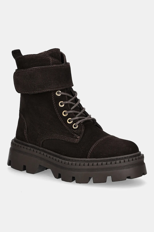 Answear.LAB workery zamszowe 101-10598-1 brązowy WA25