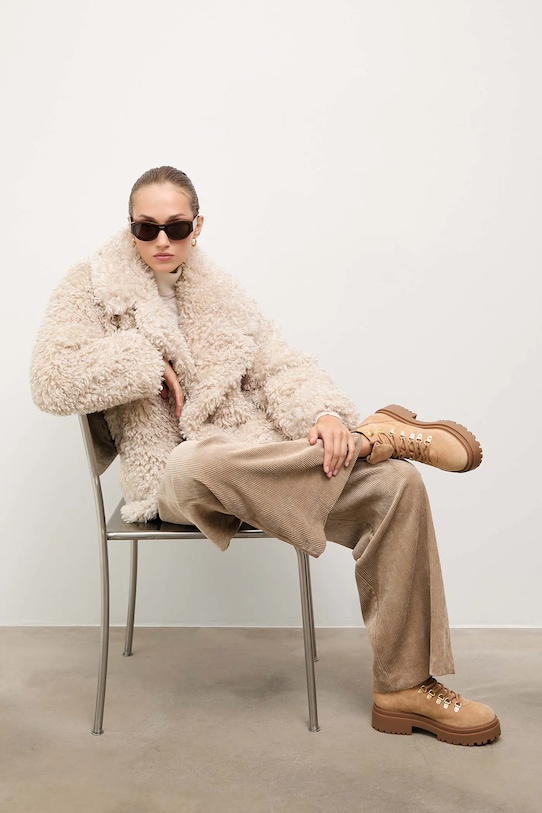 Answear.LAB botki zamszowe 506045