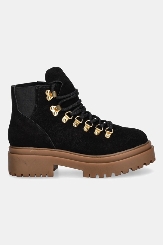 Answear.LAB botki zamszowe 506045 czarny WA25