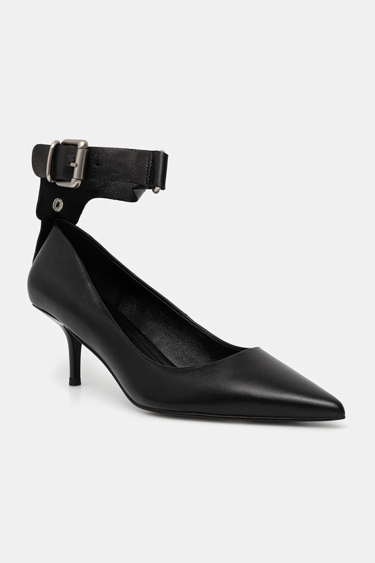 Answear.LAB szpilki skórzane 5-8 cm czarny V2098-48-1