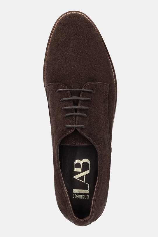 Semišové poltopánky Answear.LAB 4006-01 hnedá