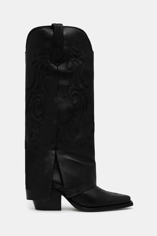 Încălțăminte Answear.LAB cizme de piele 24FW185 negru