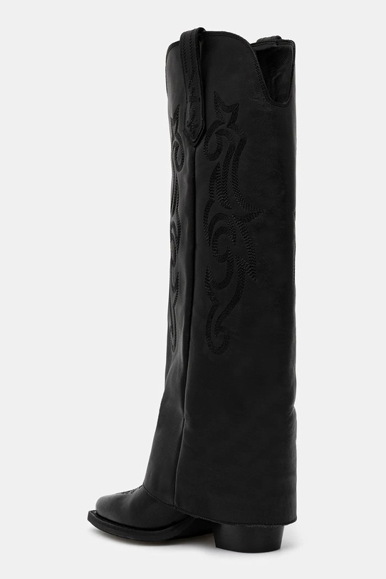Obuwie Answear.LAB kowbojki skórzane 24FW185 czarny