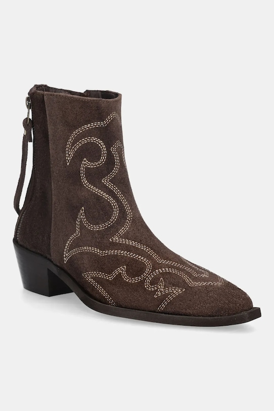 Answear.LAB stivali cowboy in pelle scamosciata 5097-05 marrone WA25