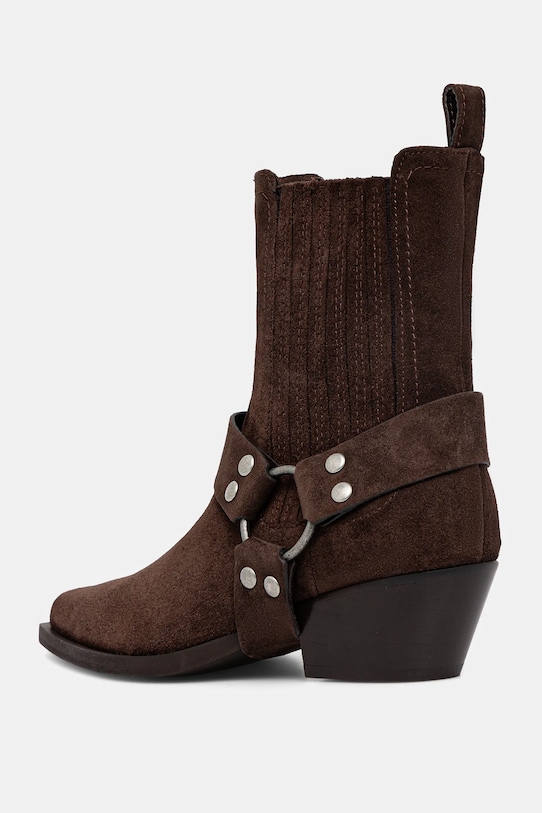 Answear.LAB sztyblety zamszowe brązowy 24 FW 002.1