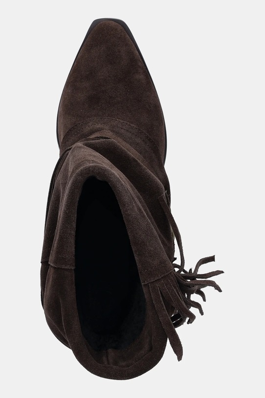 Answear.LAB botki zamszowe brązowy AN-XY25024-3188H-L