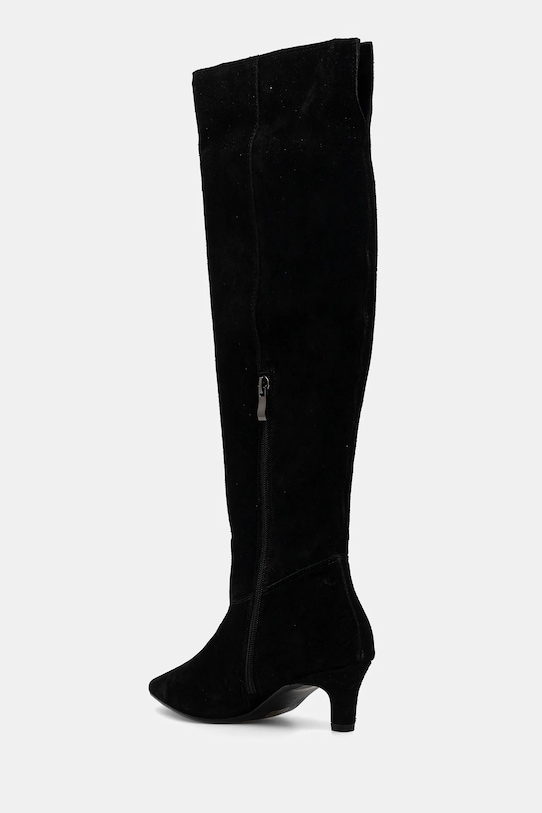 Answear.LAB kozaki zamszowe czarny AN-X24285-3007A-L