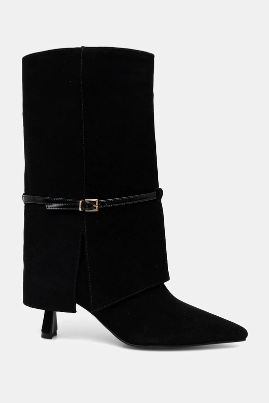 Answear.LAB botki zamszowe AN-58629-621H-L czarny WA25