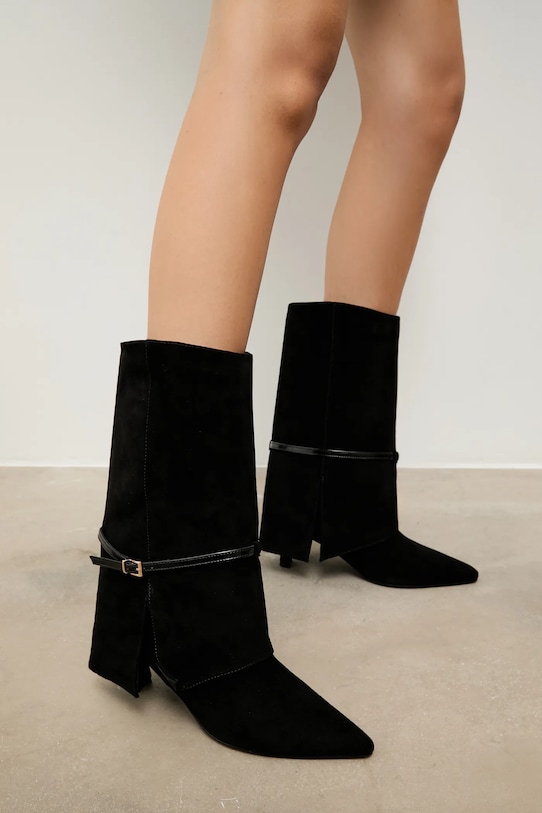 Answear.LAB botki zamszowe AN-58629-621H-L