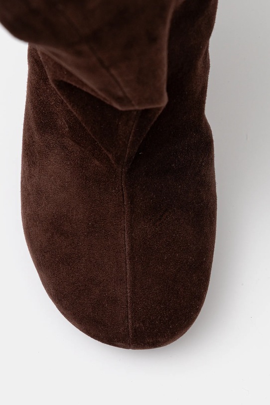 Answear.LAB kozaki zamszowe LT1896-1602-2 brązowy