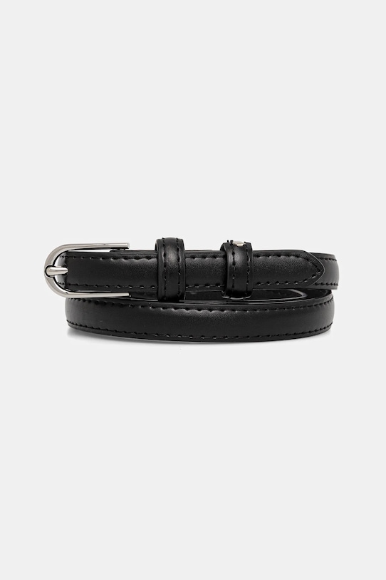 Answear.LAB curea de piele negru 629.cjk