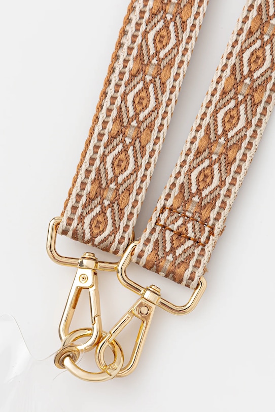 Popruh na telefon Answear.LAB 2210016.romby.letnie.hak hnědá WA25