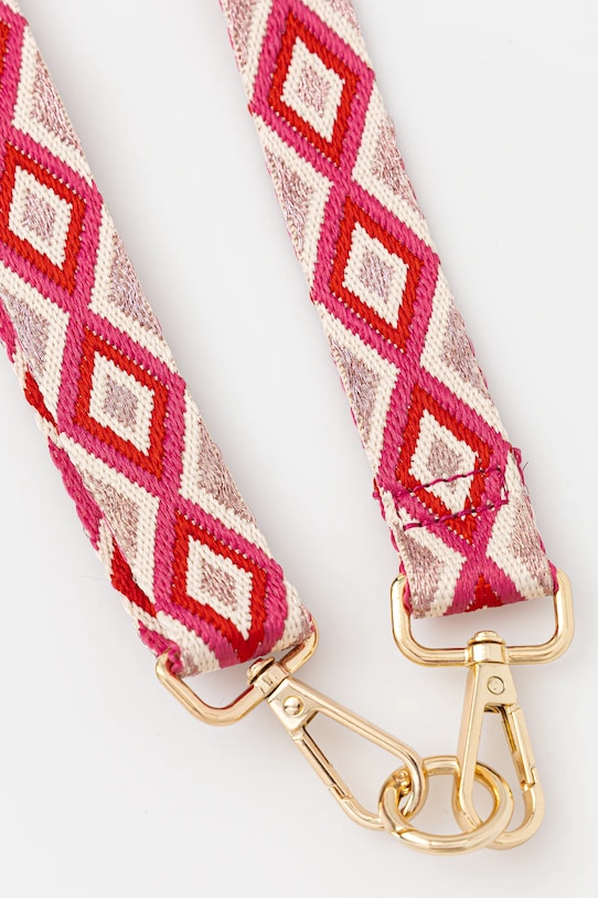 Popruh na telefon Answear.LAB 2210016.geometryczne.hak růžová WA25