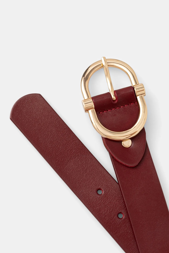 Kožený pásek Answear.LAB 2007.ijk burgundské WA25