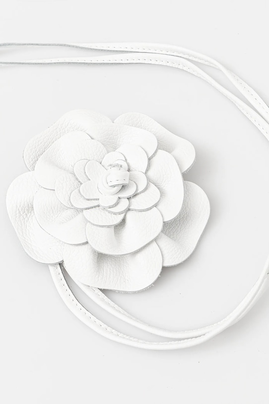 Kožený pásek Answear.LAB bílá 1314