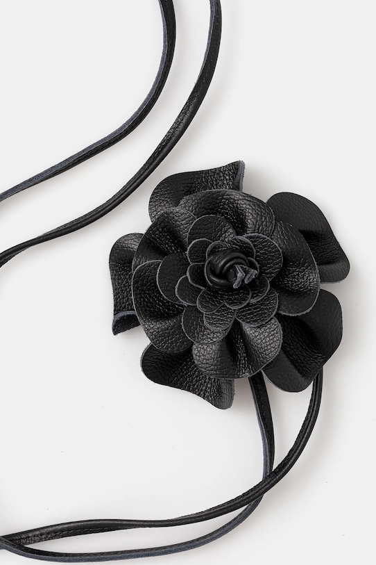 Kožený pásek Answear.LAB černá 1314