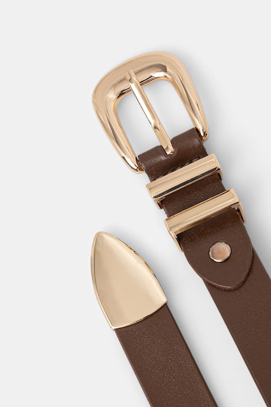 Answear.LAB opasok dámsky kožený 2031.ijk hnedá WA00