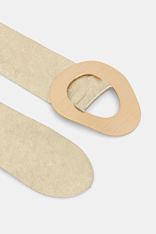 Answear.LAB curea de piele C-010.metalizado.hak aur WA25