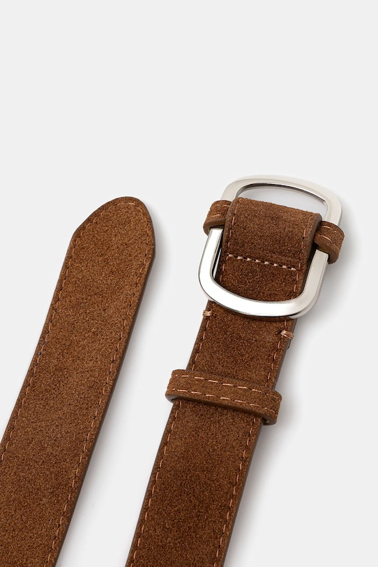 Answear.LAB pasek zamszowy DJ5.CMS brązowy WA25