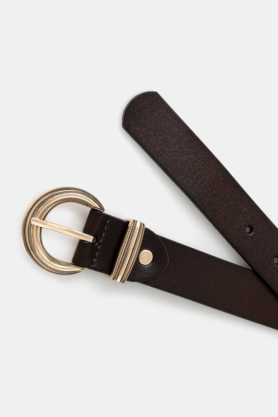Шкіряний ремінь Answear.LAB LD-2057.hak коричневий WA25