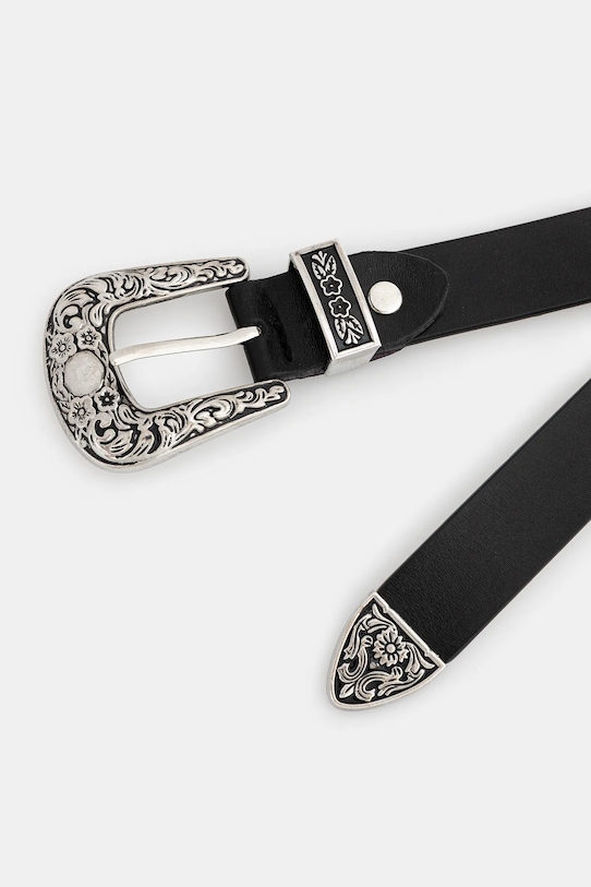 Answear.LAB curea de piele LD-1946.hak argintiu WA25