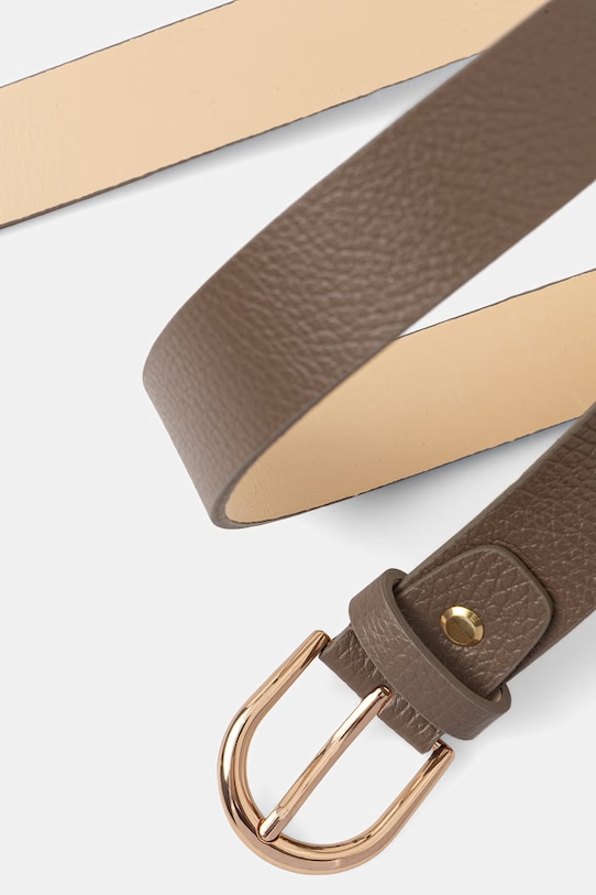 Answear.LAB pasek zamszowy C-101.hak brązowy WA25