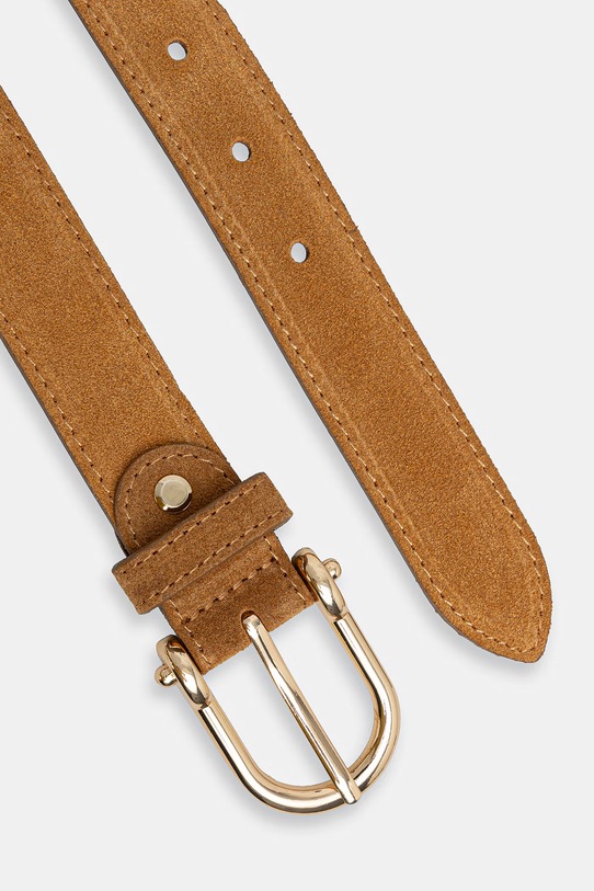 Answear.LAB pasek damski zamszowy WA25-PAD057 brązowy WA00