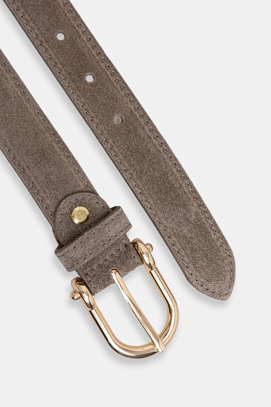 Answear.LAB pasek damski zamszowy WA25-PAD057 brązowy WA00