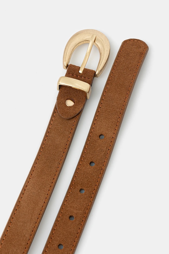 Answear.LAB pasek zamszowy ld-2054.ijk brązowy WS26