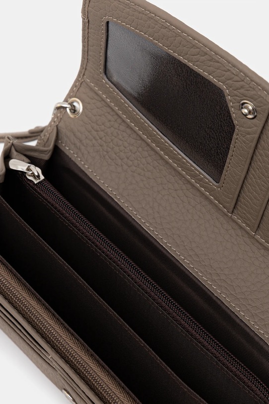 Akcesoria Answear.LAB portfel skórzany FD1-4A.CMS beżowy