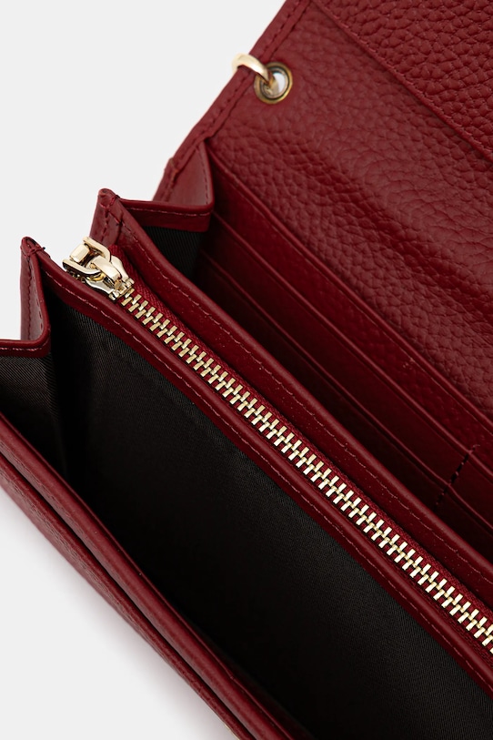 Akcesoria Answear.LAB portfel skórzany FD-1A.CMS czerwony