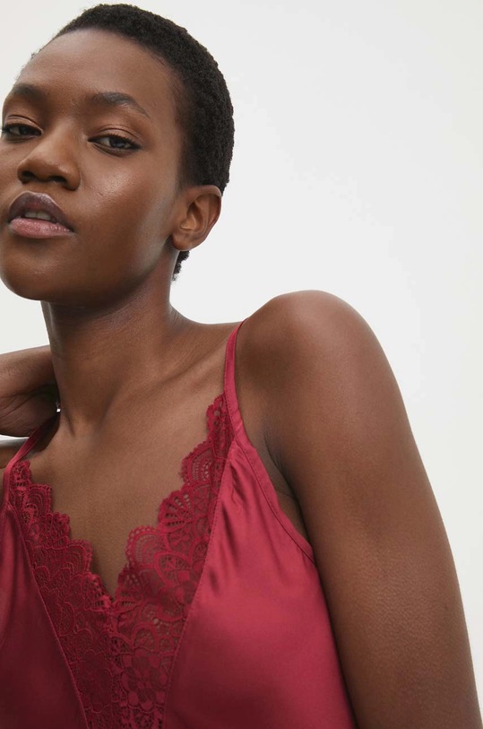 Nočná košeľa Answear.LAB burgundské paj.3.cjk