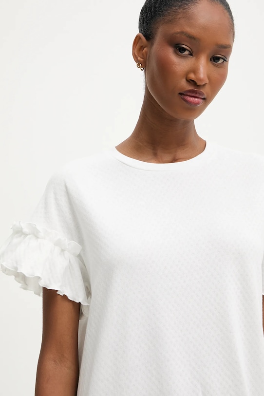 Answear.LAB koszula nocna bawełniana WA25-PJD015 beżowy