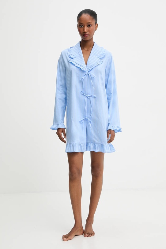 Answear.LAB koszula nocna niebieski WA25-PJD021