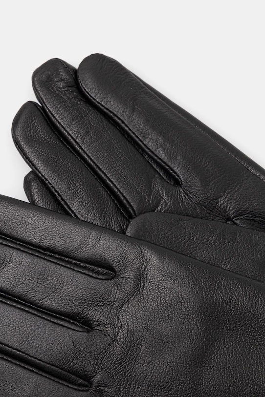 Doplnky Kožené rukavice Answear.LAB plain glove 2 čierna