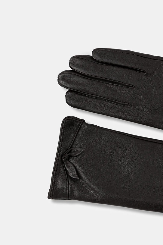 Answear.LAB rękawiczki skórzane leaf glove brązowy WA25