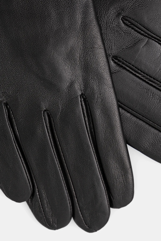 Answear.LAB rękawiczki skórzane HH2515.FLK czarny WA25